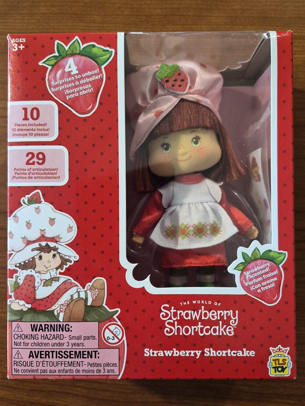 Strawberry Shortcake Scented 5.5" Doll Poseable TLS Toy Retro 10 Pc NEW in Box